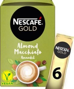 Nescafé Gold Almond Macchiato Oploskoffie - 6 Doosjes à 6 Zakjes -Beroemde Koffie Winkel 1005x1200 1