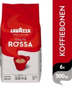Lavazza Qualita Rossa Koffiebonen - 500 Gram X6 -Beroemde Koffie Winkel 1016x1200