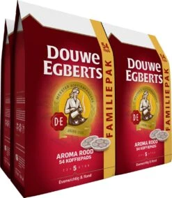 Nieuwkomers 9 Douwe Egberts Aroma Rood Koffiepads - 4 X 54 Pads