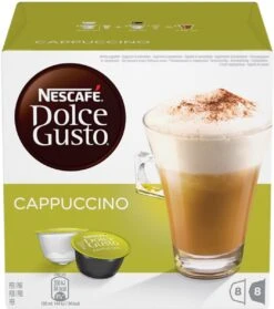 Nescafé Dolce Gusto Cappuccino - 6 X 16 Capsules -Beroemde Koffie Winkel 1064x1200