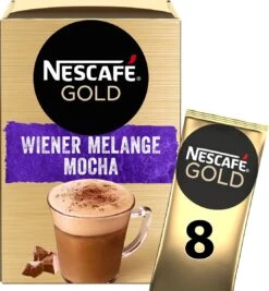 Nescafé Gold Wiener Melange Mocha Oploskoffie - 6 Doosjes à 8 Zakjes -Beroemde Koffie Winkel 1111x1200 2