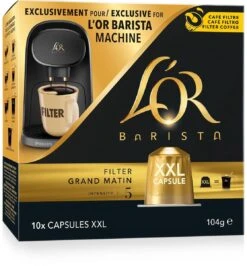 L'OR BARISTA XXL Filter Grand Matin (5) - 5 X 10 Koffiecups 26 L'OR BARISTA XXL Filter Grand Matin (5) - 5 X 10 Koffiecups -Beroemde Koffie Winkel 1115x1200