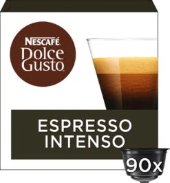 Nescafé Dolce Gusto Espresso Intenso Capsules - 90 Koffiecups -Beroemde Koffie Winkel 1116x1200