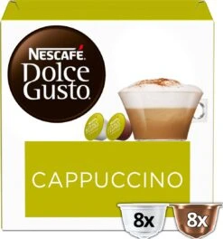 Nescafé Dolce Gusto Cappuccino Capsules - 48 Koffiecups 12 Nescafé Dolce Gusto Cappuccino Capsules - 48 Koffiecups -Beroemde Koffie Winkel 1122x1200
