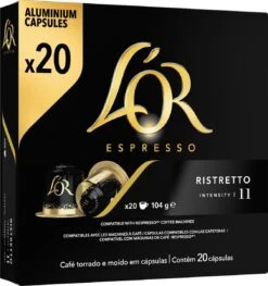 L'OR Espresso Ristretto Koffiecups - Intensiteit 11/12 - 10 X 20 Capsules 24 L'OR Espresso Ristretto Koffiecups - Intensiteit 11/12 - 10 X 20 Capsules -Beroemde Koffie Winkel 1129x1200 1