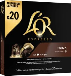 L'OR Espresso Forza Koffiecups - Intensiteit 9/12 - 10 X 20 Capsules 26 L'OR Espresso Forza Koffiecups - Intensiteit 9/12 - 10 X 20 Capsules -Beroemde Koffie Winkel 1129x1200 2