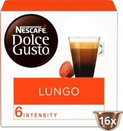 NESCAFÉ Dolce Gusto Lungo Koffie - 3 X 16 Cups -Beroemde Koffie Winkel 1132x1200