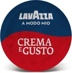 LAVAZZA A Modo Mio Crema E Gusto – 16 Cups -Beroemde Koffie Winkel 1185x1200 1