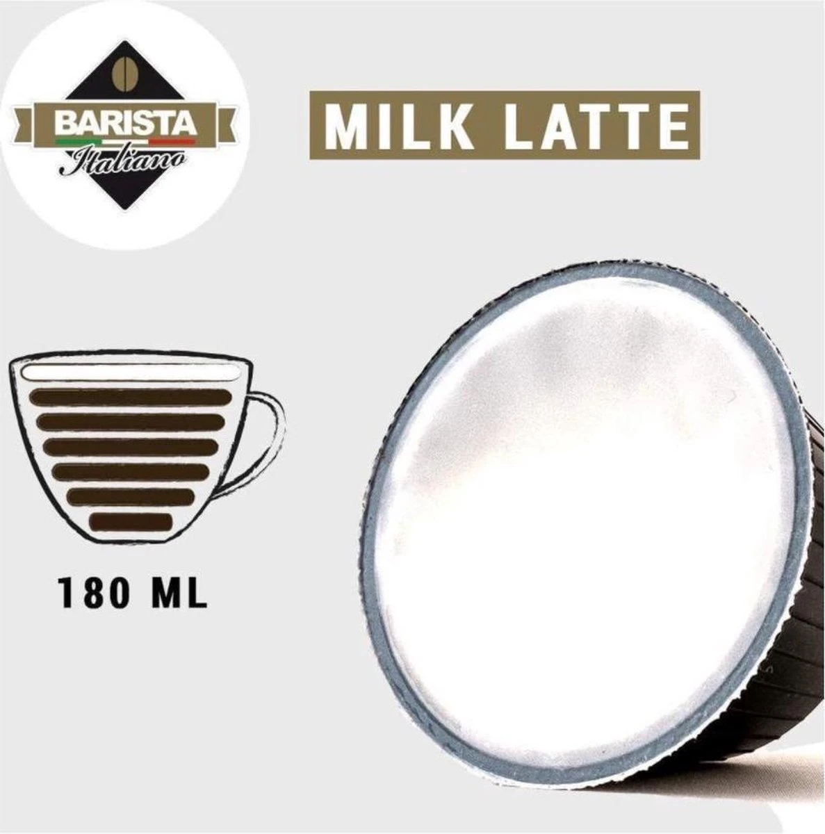 Barista Italiano Dolce Gusto Cappuccino Melk Low Fat - 80st 4 Barista Italiano Dolce Gusto Cappuccino Melk Low Fat - 80st - Afbeelding 2