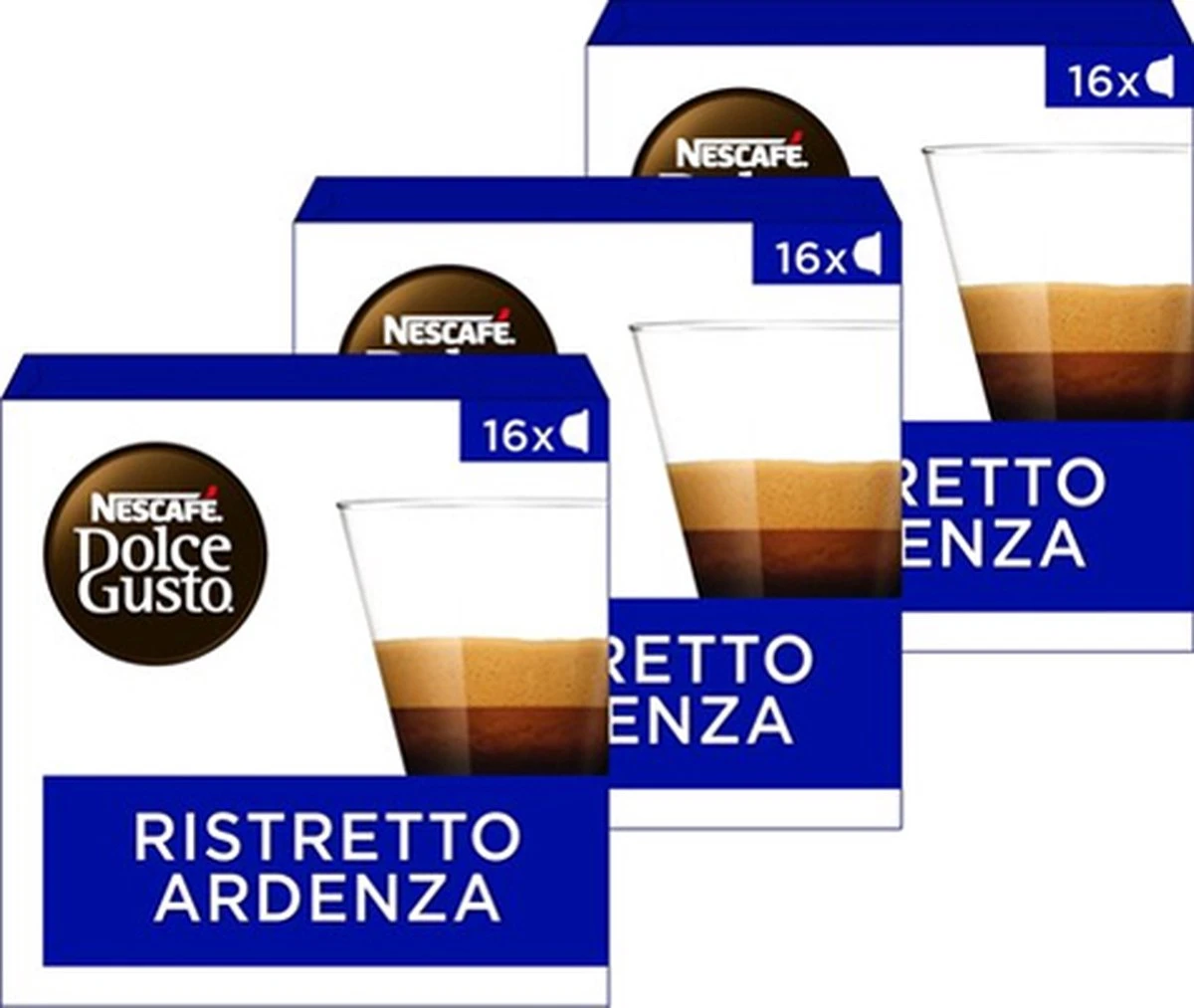 Nescafé Dolce Gusto Espresso Ristretto Ardenza Capsules - 48 Koffiecups 3 Nescafé Dolce Gusto Espresso Ristretto Ardenza Capsules - 48 Koffiecups