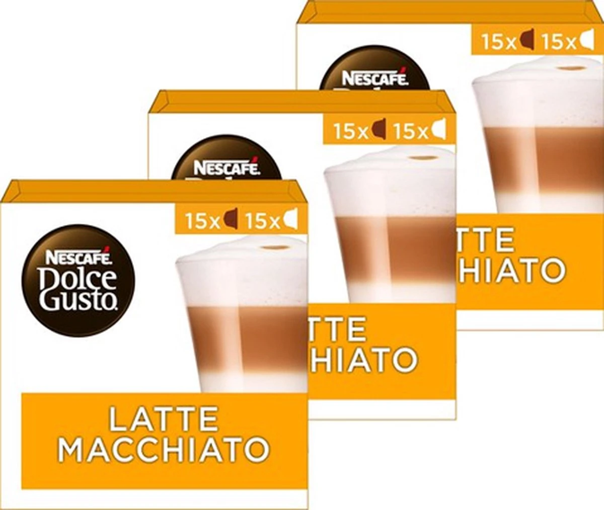 Nescafé Dolce Gusto Latte Macchiato Capsules - 90 Koffiecups