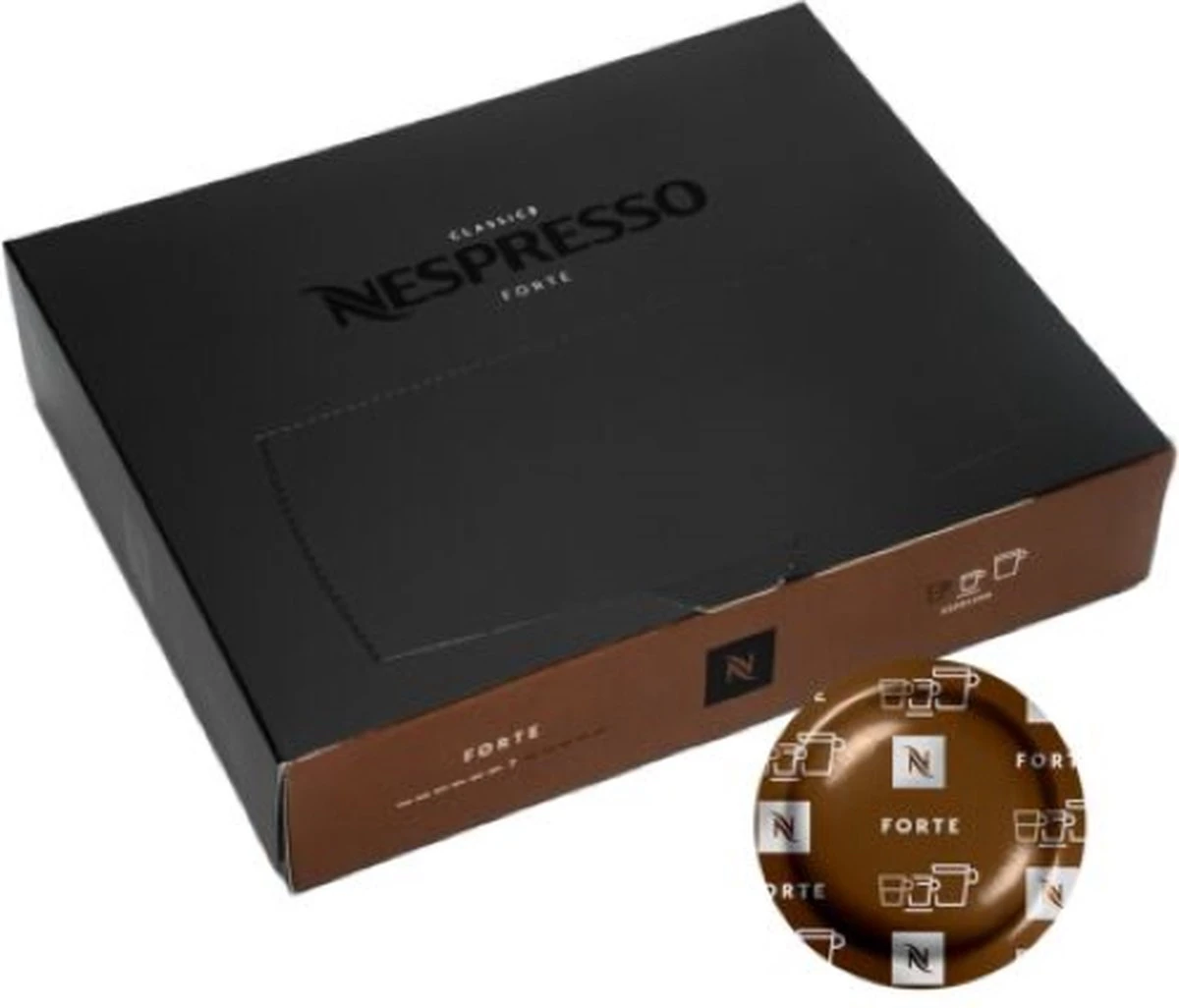 Nespresso Pro Forte Koffie Capsules - 50 Stuks - Voordeelverpakking Voor Professioneel Gebruik 3 Nespresso Pro Forte Koffie Capsules - 50 Stuks - Voordeelverpakking Voor Professioneel Gebruik