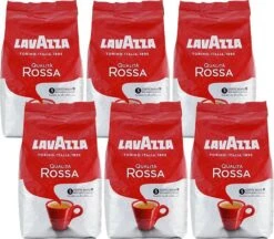 Lavazza Qualita Rossa Koffiebonen - 6x1KG -Beroemde Koffie Winkel 1200x1048