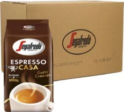 Segafredo Espresso Casa Koffiebonen - 8 X 1 Kg -Beroemde Koffie Winkel 1200x1086