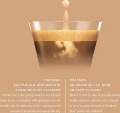 Nescafé Dolce Gusto Cortado Espresso Macchiato Capsules - 90 Koffiecups 12 Nescafé Dolce Gusto Cortado Espresso Macchiato Capsules - 90 Koffiecups -Beroemde Koffie Winkel 1200x1130