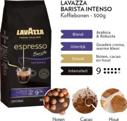 Lavazza Espresso Barista Intenso Koffiebonen - 500 Gram X4 -Beroemde Koffie Winkel 1200x1148