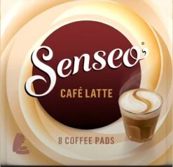 Senseo Café Latte Koffiepads - 2/9 Intensiteit - 4 X 8 Pads -Beroemde Koffie Winkel 1200x1157 2