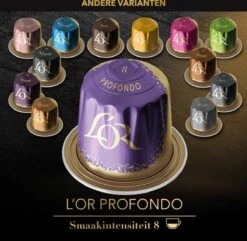 L'OR Lungo Profondo Koffiecups - Intensiteit 8/12 - 10 X 10 Capsules -Beroemde Koffie Winkel 1200x1173 16