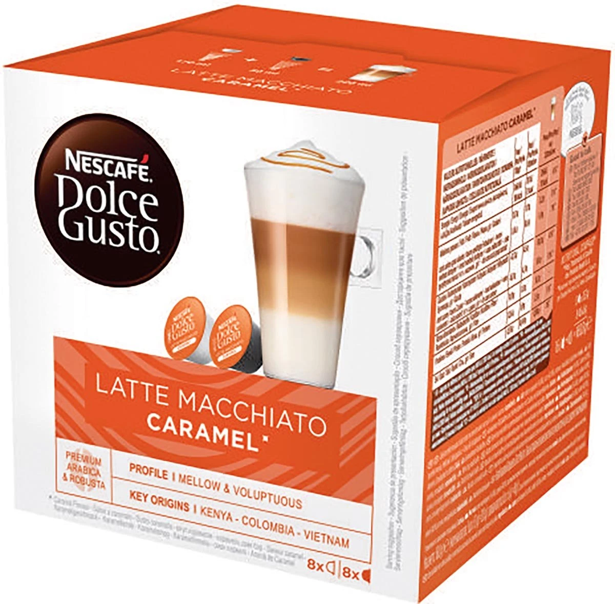 Nescafé Dolce Gusto Caramel Macchiato Capsules - 48 Koffiecups 11 Nescafé Dolce Gusto Caramel Macchiato Capsules - 48 Koffiecups - Afbeelding 9