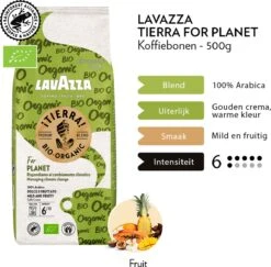Lavazza Tierra For Planet Biologische Koffiebonen - 500 Gram X4 -Beroemde Koffie Winkel 1200x1179 2