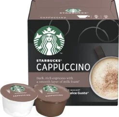Starbucks By Dolce Gusto Cappuccino Capsules - 36 Koffiecups -Beroemde Koffie Winkel 1200x1179
