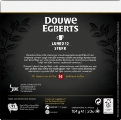 Douwe Egberts Lungo Sterk (10) - 10 X 20 Koffiecups -Beroemde Koffie Winkel 1200x1186 4