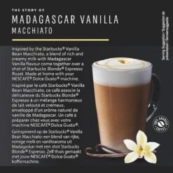 Starbucks By Dolce Gusto Capsules Madagascar Vanilla Macchiato- 3 Doosjes à 12 Koffiecups 10 Starbucks By Dolce Gusto Capsules Madagascar Vanilla Macchiato- 3 Doosjes à 12 Koffiecups -Beroemde Koffie Winkel 1200x1198