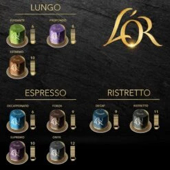 L'OR Lungo Elegante Koffiecups - Intensiteit 6/12 - 10 X 20 Capsules -Beroemde Koffie Winkel 1200x1200 106