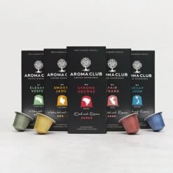 Aroma Club - Nespresso Compatible Capsules (120 St.) - No. 3 Strong George - Intensiteit 5/5 - Espresso - 100% Aluminium Koffiecups 14 Aroma Club - Nespresso Compatible Capsules (120 St.) - No. 3 Strong George - Intensiteit 5/5 - Espresso - 100% Aluminium Koffiecups -Beroemde Koffie Winkel 1200x1200 18