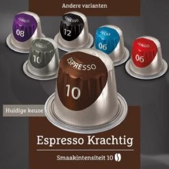 Douwe Egberts Espresso Krachtig (10) - 5 X 40 Koffiecups 21 Douwe Egberts Espresso Krachtig (10) - 5 X 40 Koffiecups -Beroemde Koffie Winkel 1200x1200 27
