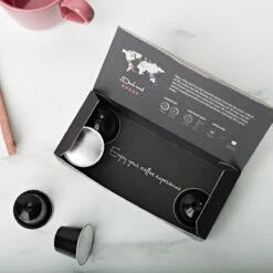 Aroma Club - Proefpakket Nespresso Compatible Capsules (100 St.) - 5 Smaken - Espresso & Lungo - 100% Aluminium Koffiecups -Beroemde Koffie Winkel 1200x1200 51