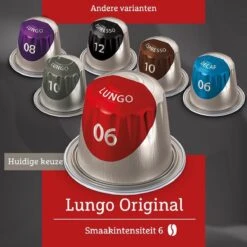 Douwe Egberts Lungo Original Koffiecups - Intensiteit 6/12 - 10 X 10 Capsules -Beroemde Koffie Winkel 1200x1200 84