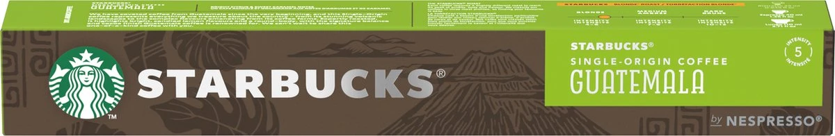 Starbucks By Nespresso Guatemala 120 Koffiecups 5 Starbucks By Nespresso Guatemala 120 Koffiecups - Afbeelding 3