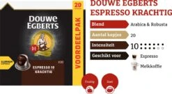 Douwe Egberts Espresso Krachtig Koffiecups - Intensiteit 10/12 - 10 X 20 Capsules 14 Douwe Egberts Espresso Krachtig Koffiecups - Intensiteit 10/12 - 10 X 20 Capsules -Beroemde Koffie Winkel 1200x654