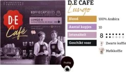 Douwe Egberts D.E Café Lungo Koffiecups - Intesiteit 8/12 - 10 X 20 Capsules 14 Douwe Egberts D.E Café Lungo Koffiecups - Intesiteit 8/12 - 10 X 20 Capsules -Beroemde Koffie Winkel 1200x685 1