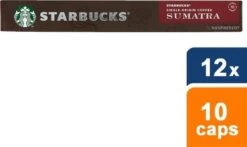 Starbucks By Nespresso Sumatra Espresso Dark Roast Capsules - 120 Koffiecups -Beroemde Koffie Winkel 1200x714