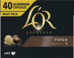 L'OR Espresso Forza Koffiecups - Intensiteit 9/12 - 4 X 40 Capsules 11 L'OR Espresso Forza Koffiecups - Intensiteit 9/12 - 4 X 40 Capsules -Beroemde Koffie Winkel 1200x942 1