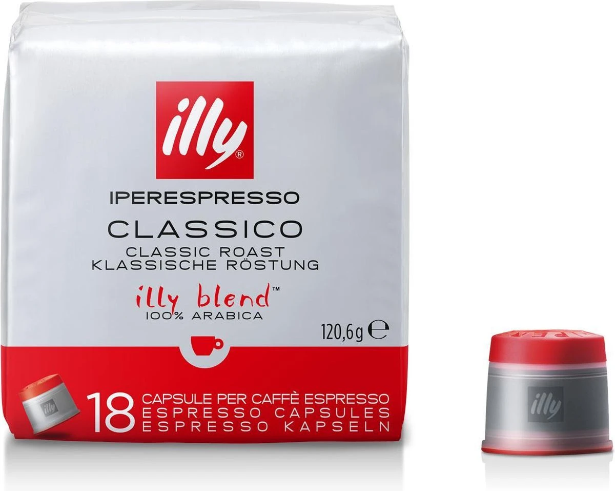 Illy - Iperespresso Koffie Home Classico 6 X 18 Capsules 6 Illy - Iperespresso Koffie Home Classico 6 X 18 Capsules - Afbeelding 4