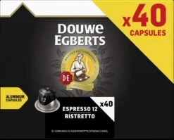 Douwe Egberts Espresso Ristretto Koffiecups (12) - 5 X 40 Koffiecups -Beroemde Koffie Winkel 1200x965