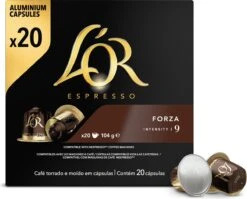 L'OR Espresso Forza Koffiecups - Intensiteit 9/12 - 10 X 20 Capsules 18 L'OR Espresso Forza Koffiecups - Intensiteit 9/12 - 10 X 20 Capsules -Beroemde Koffie Winkel 1200x968