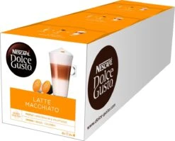 Nescafé Dolce Gusto Latte Macchiato Capsules - 48 Koffiecups 12 Nescafé Dolce Gusto Latte Macchiato Capsules - 48 Koffiecups -Beroemde Koffie Winkel 1200x969
