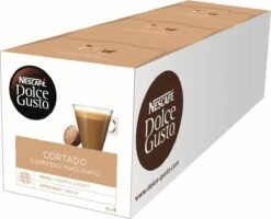 Nescafé Dolce Gusto Cortado Espresso Macchiato Capsules - 48 Koffiecups 8 Nescafé Dolce Gusto Cortado Espresso Macchiato Capsules - 48 Koffiecups -Beroemde Koffie Winkel 1200x971