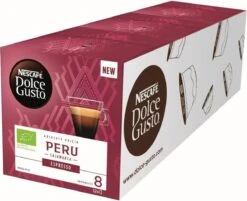 Nescafé Dolce Gusto Espresso Peru Capsules - 36 Koffiecups - GB-ORG-05 7 Nescafé Dolce Gusto Espresso Peru Capsules - 36 Koffiecups - GB-ORG-05 -Beroemde Koffie Winkel 1200x975 1