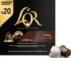 L'OR Espresso Forza Koffiecups - Intensiteit 9/12 - 10 X 20 Capsules 27 L'OR Espresso Forza Koffiecups - Intensiteit 9/12 - 10 X 20 Capsules -Beroemde Koffie Winkel 1200x975 2