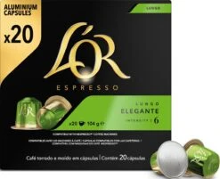 L'OR Lungo Elegante Koffiecups - Intensiteit 6/12 - 10 X 20 Capsules -Beroemde Koffie Winkel 1200x975 3