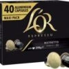 L'OR Espresso Ristretto 40 Stuks -Beroemde Koffie Winkel 1200x992 2
