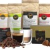 Highlands Gold - Koffiebonen Proefpakket - Koffie Cadeaupakket - 100% Arabica - Single Origin - 4 Soorten Koffie, Ambachtelijke Truffels En 2 Luxe Glazen -Beroemde Koffie Winkel 1200x996