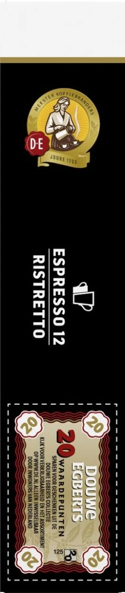 Douwe Egberts Espresso Ristretto (12) - 10 X 20 Koffiecups -Beroemde Koffie Winkel 253x1200 7