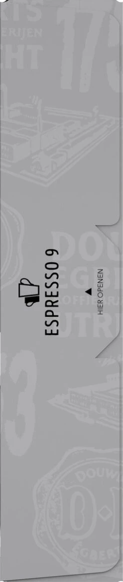 Douwe Egberts D.E Café Espresso Koffiecups - Intensiteit 9/12 - 10 X 20 Capsules -Beroemde Koffie Winkel 254x1200