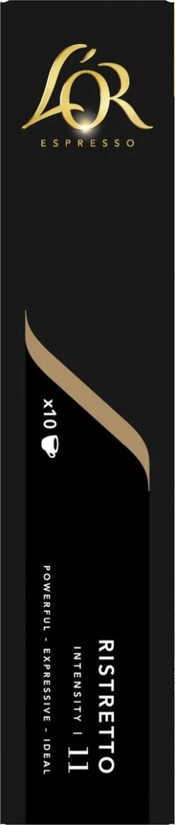 L'OR Espresso Ristretto (11) - 10 X 10 Koffiecups 15 L'OR Espresso Ristretto (11) - 10 X 10 Koffiecups -Beroemde Koffie Winkel 255x1200 1
